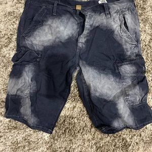 Blue Cargo Shorts